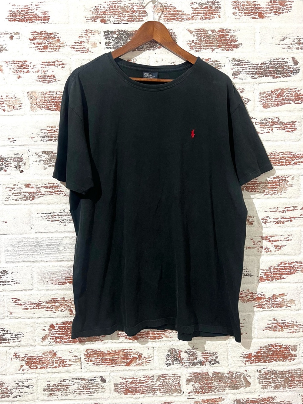 Polo Ralph Lauren T-shirt Jersey Crewneck Cotton Short Sleeve Pony Logo Sz L